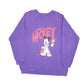 Mens Purple Disney California Mickey Crewneck Jumper