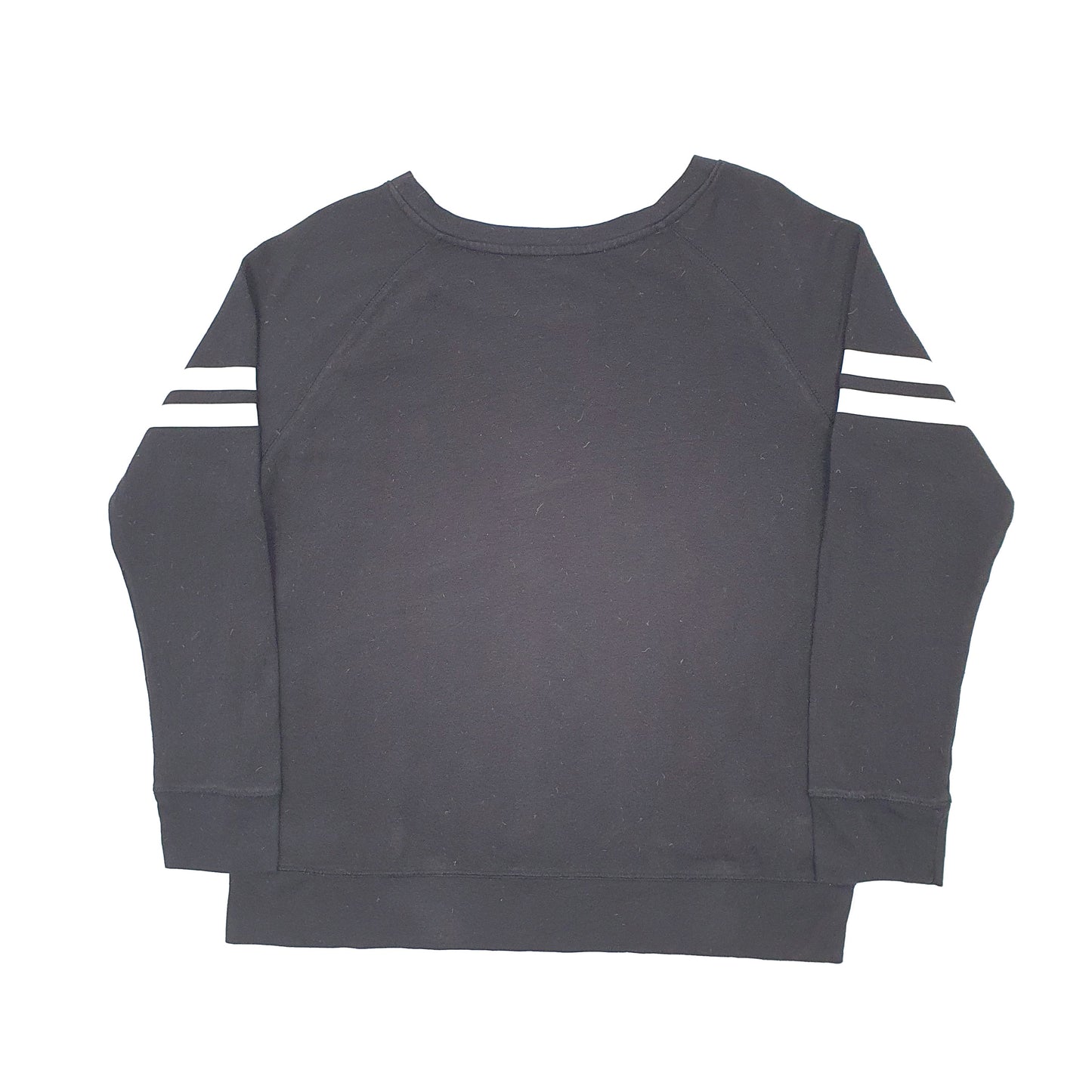 Womens Black NFL Carolina Panthers Football Crewneck Jumper