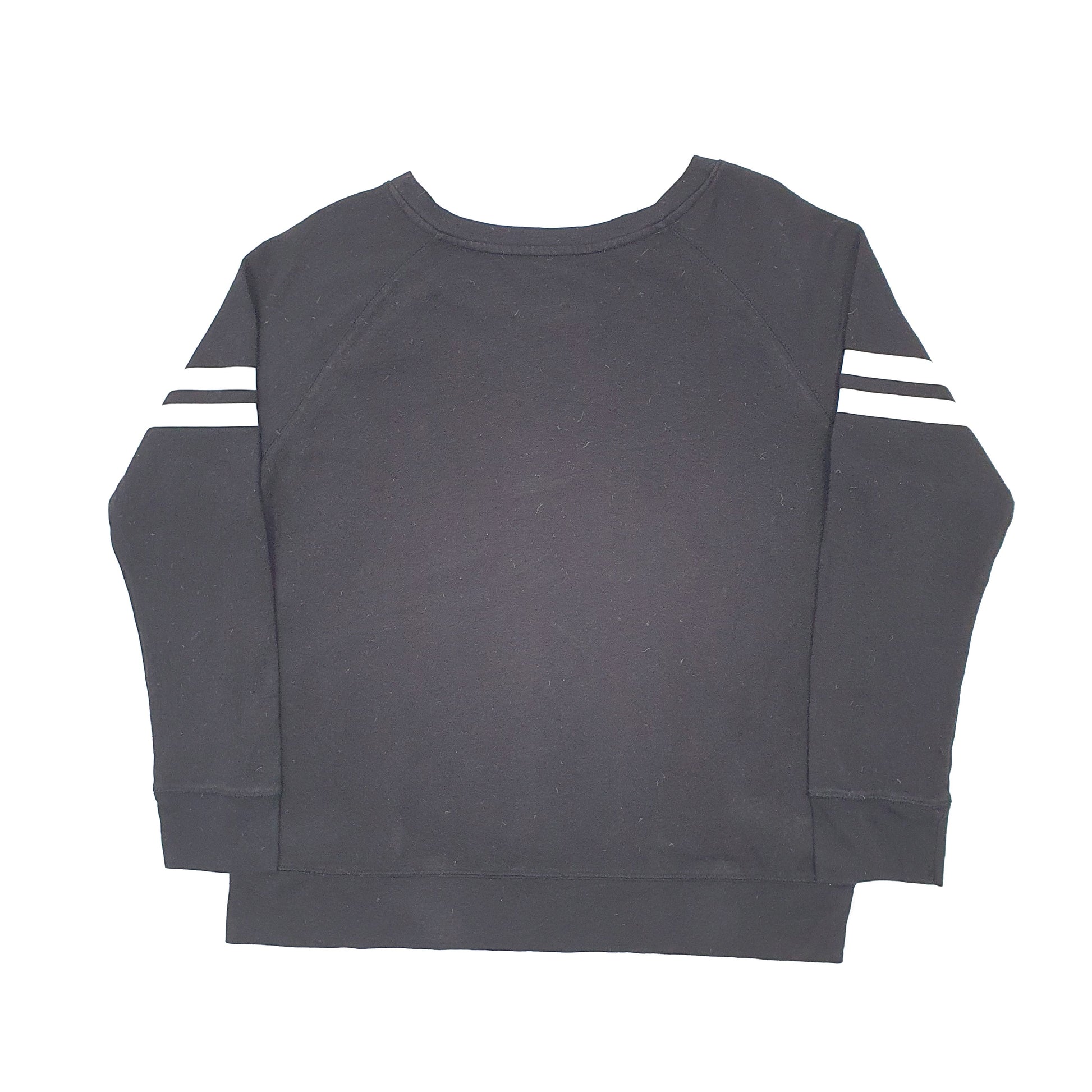 Womens Black NFL Carolina Panthers Football Crewneck Jumper