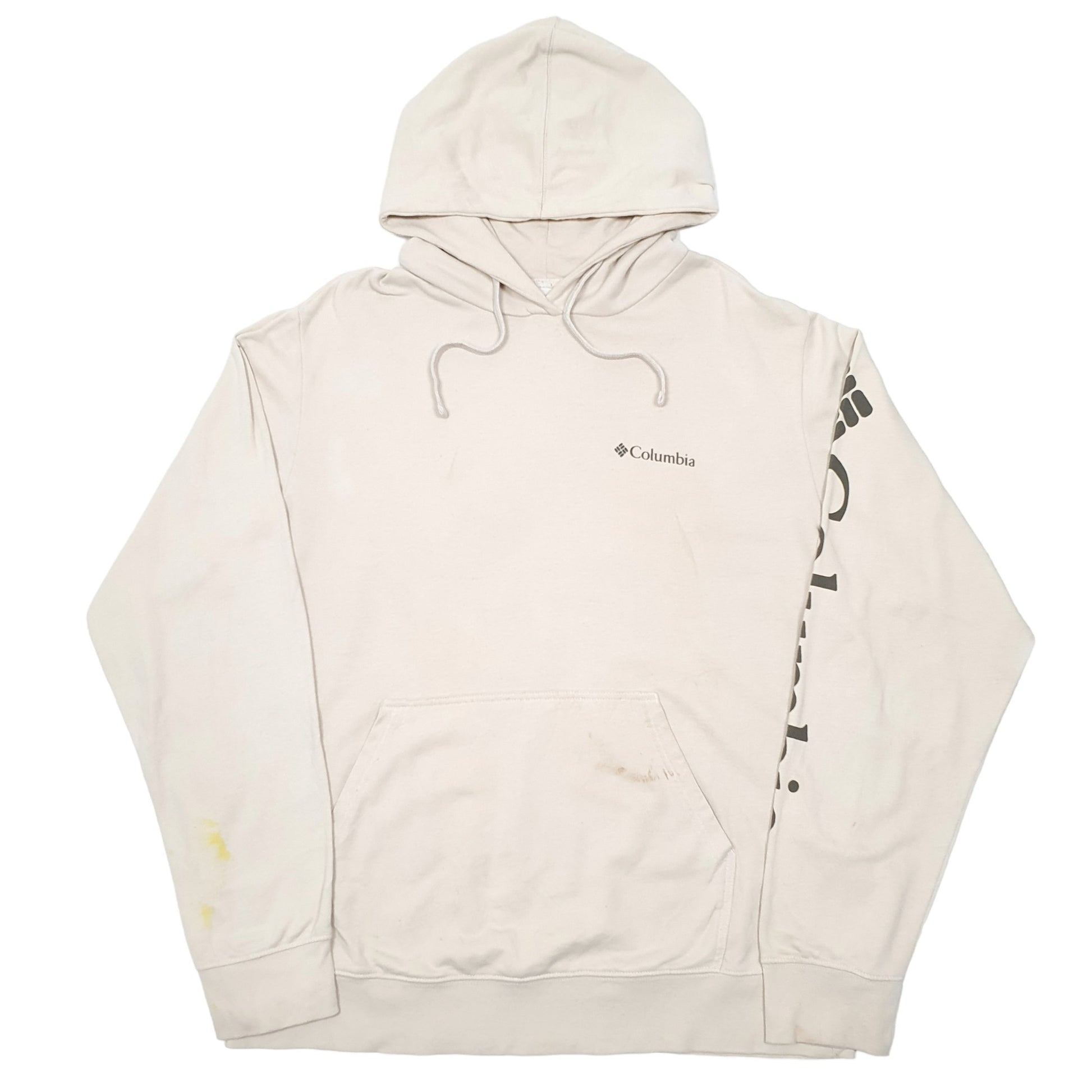 Mens Beige Columbia Sportswear Outdoors Hoodie Jumper