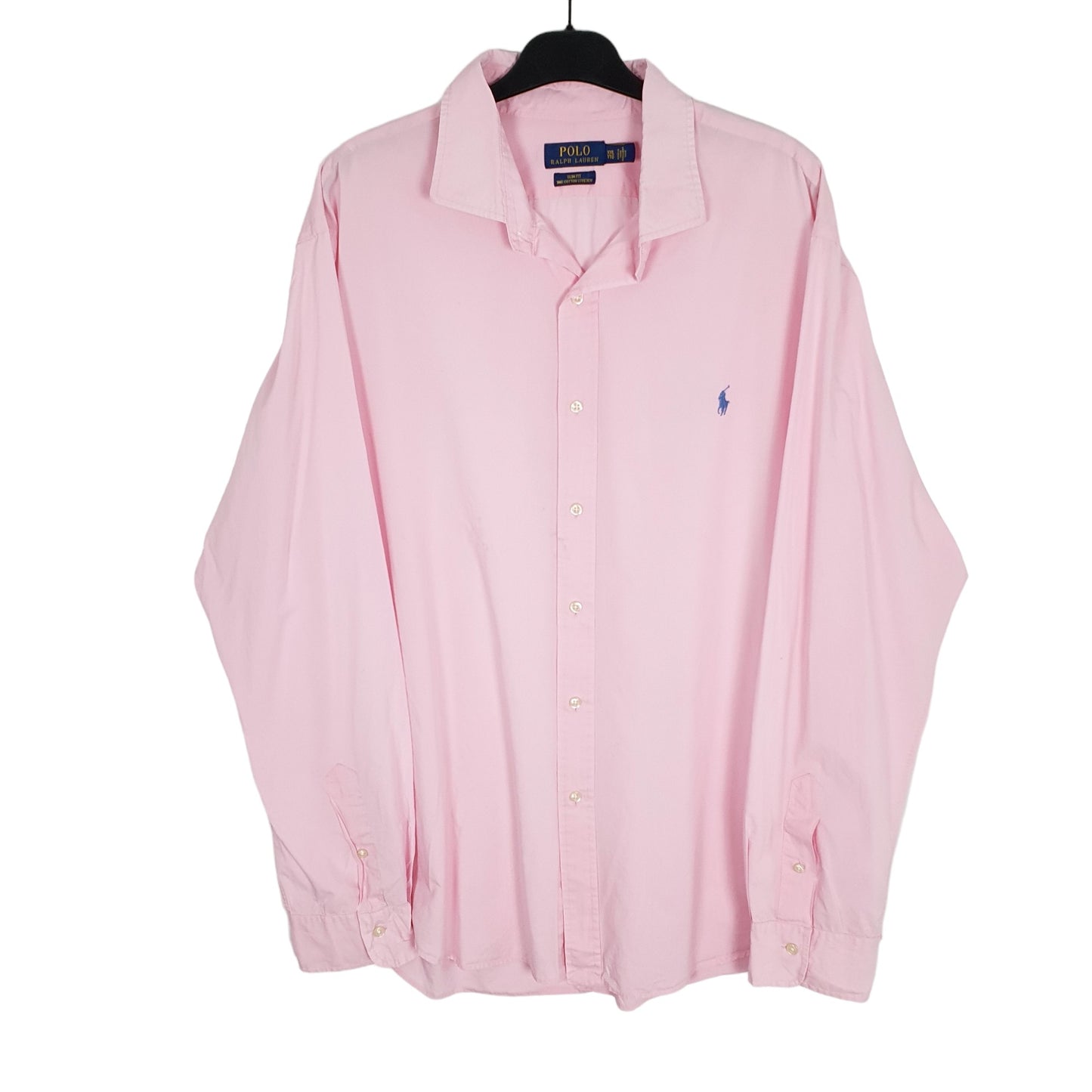 Ralph Lauren Stretch Long Sleeve Slim Fit Shirt Pink