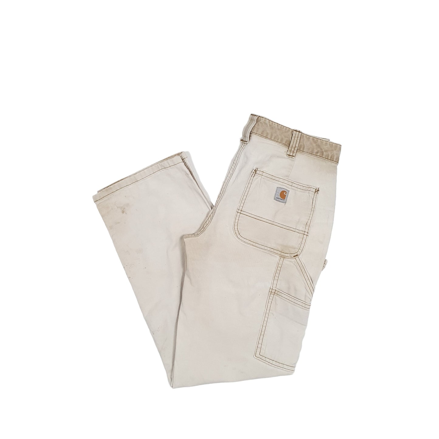 Womens Carhartt Beige Carpenter Trousers UK Beige