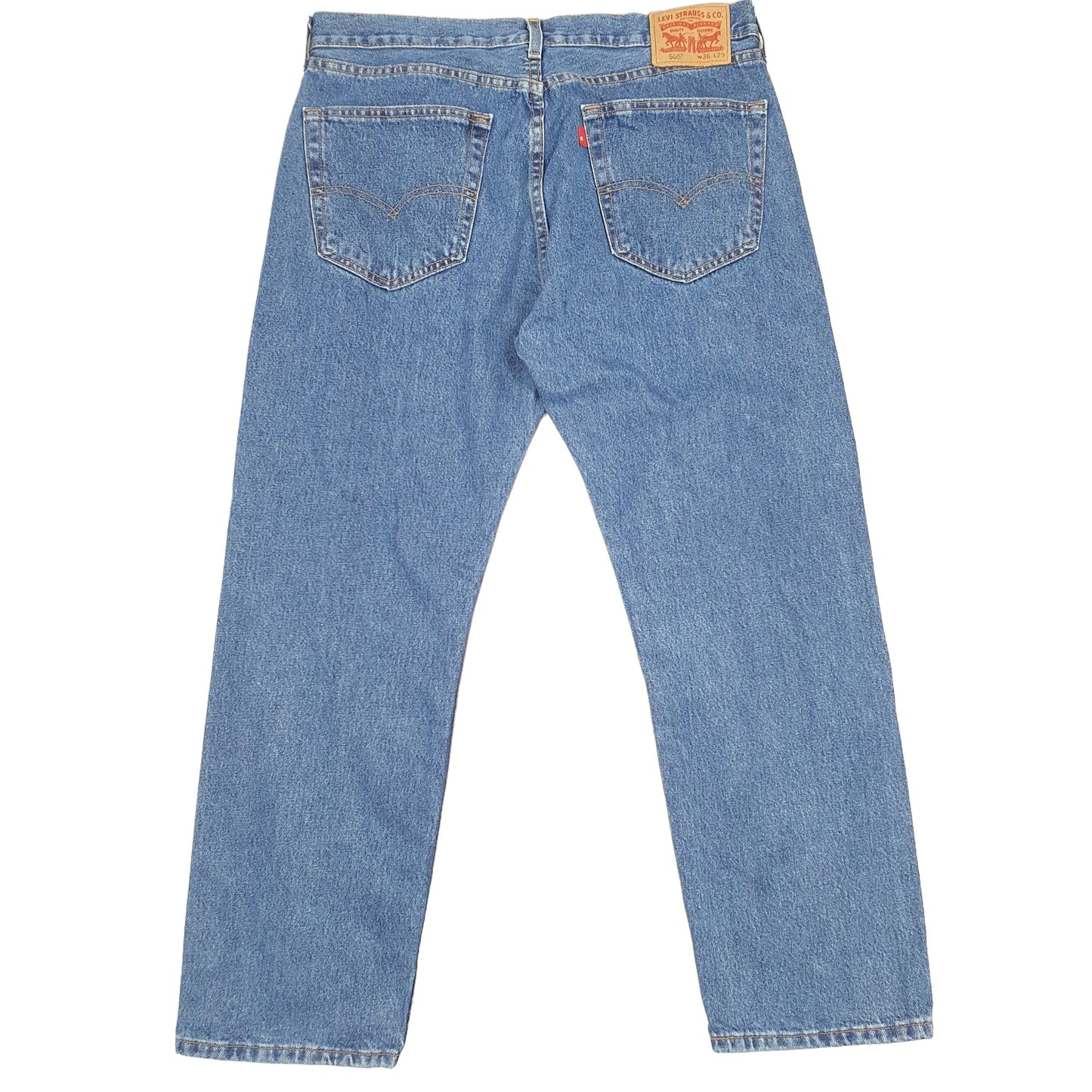 Levis 505 Regular Fit Jeans W36 L28 Blue