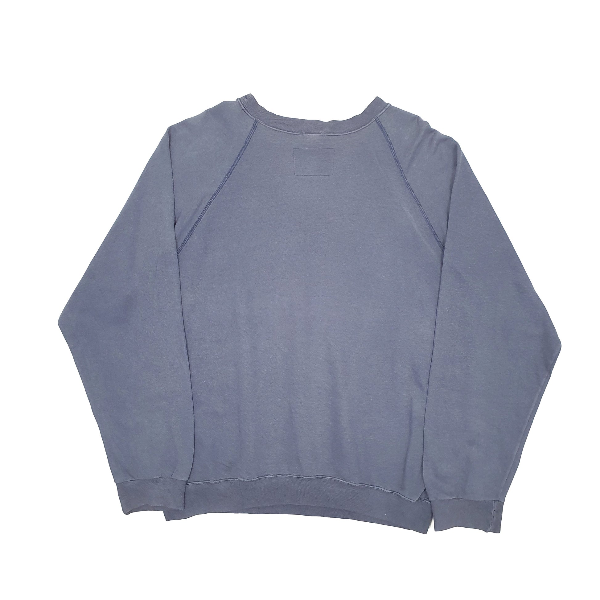 Mens Navy Champion Vintage 1980s USA Made Single V Crewneck Jumper