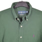 Mens Green Ralph Lauren  Short Sleeve Shirt