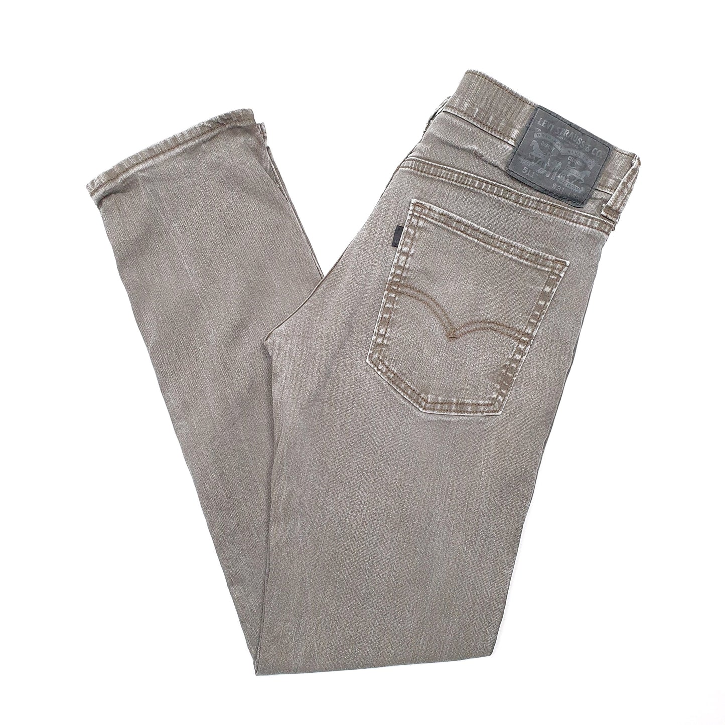 Levis 511 Slim Fit Jeans W31 L30 Grey