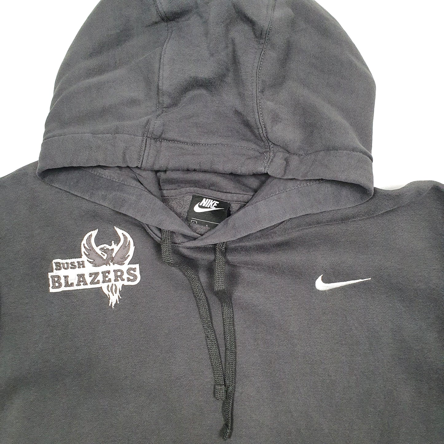 Mens Grey Nike USA College Bush Blazers Hoodie Jumper