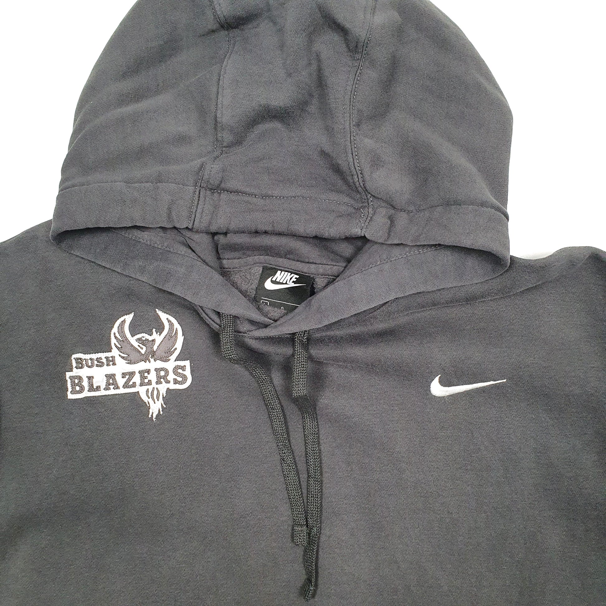Mens Grey Nike USA College Bush Blazers Hoodie Jumper