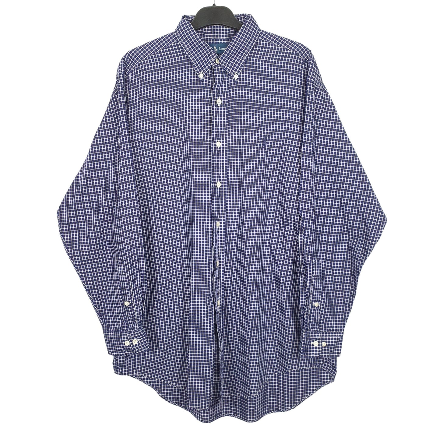 Ralph Lauren Long Sleeve Regular Fit Check Shirt Blue