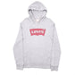 Levis Spellout Hoodie M Grey