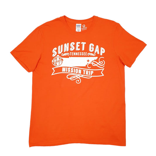 Gildan Tennesse Sunset Gap Mission Trip Short Sleeve T Shirt Orange