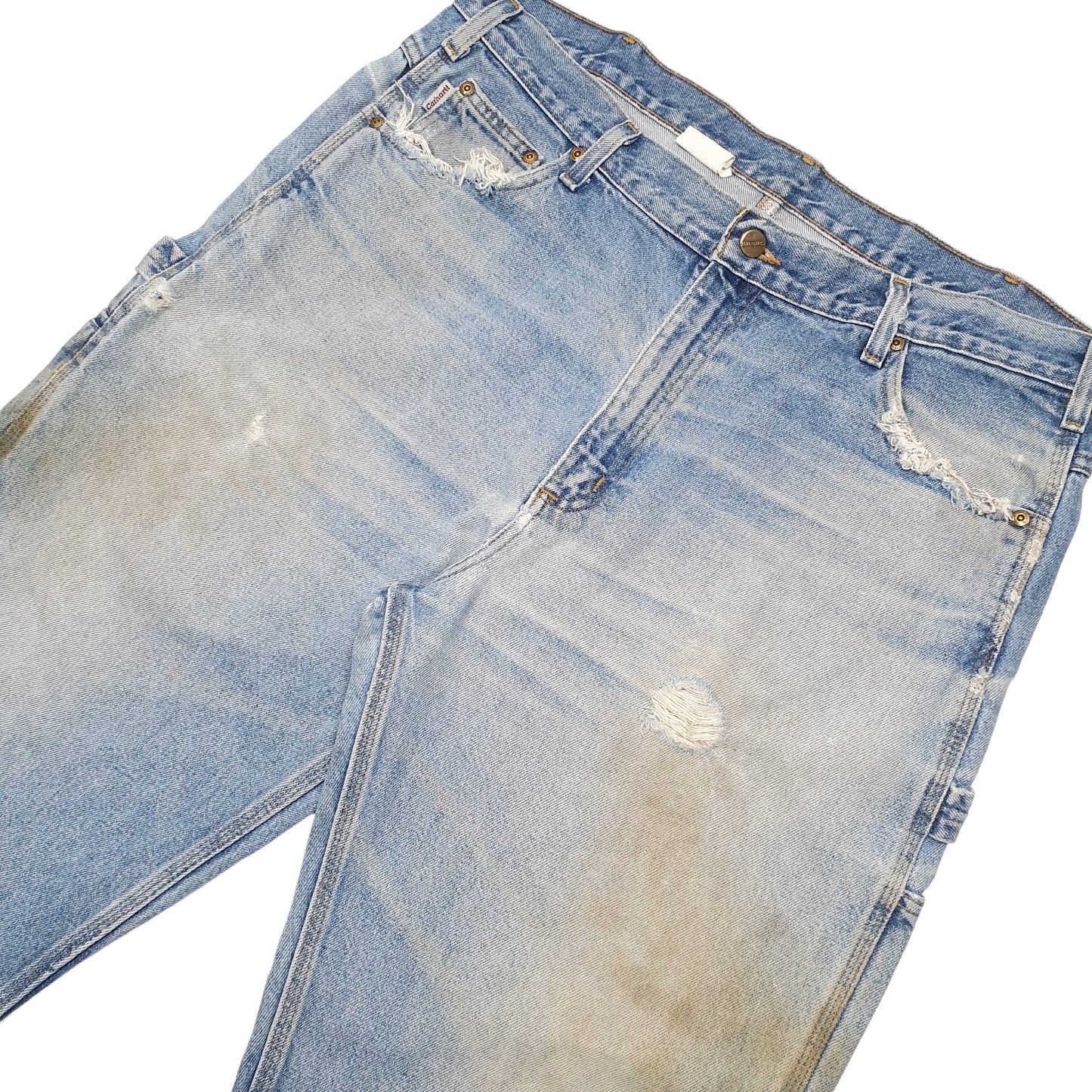 Mens Blue Carhartt  Carpenter Trousers