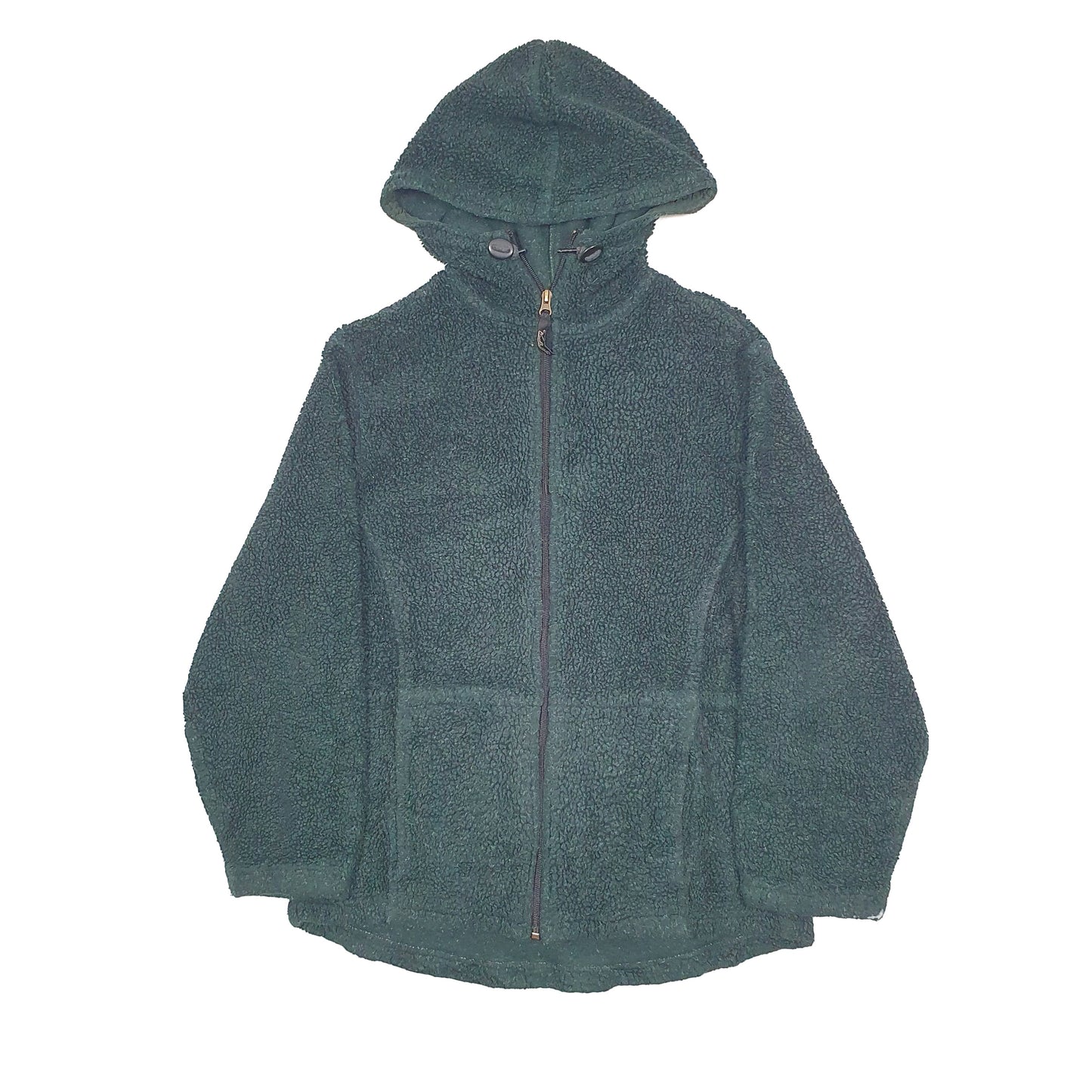Woolrich 2000's Retro Pile Full Zip Fleece M Green