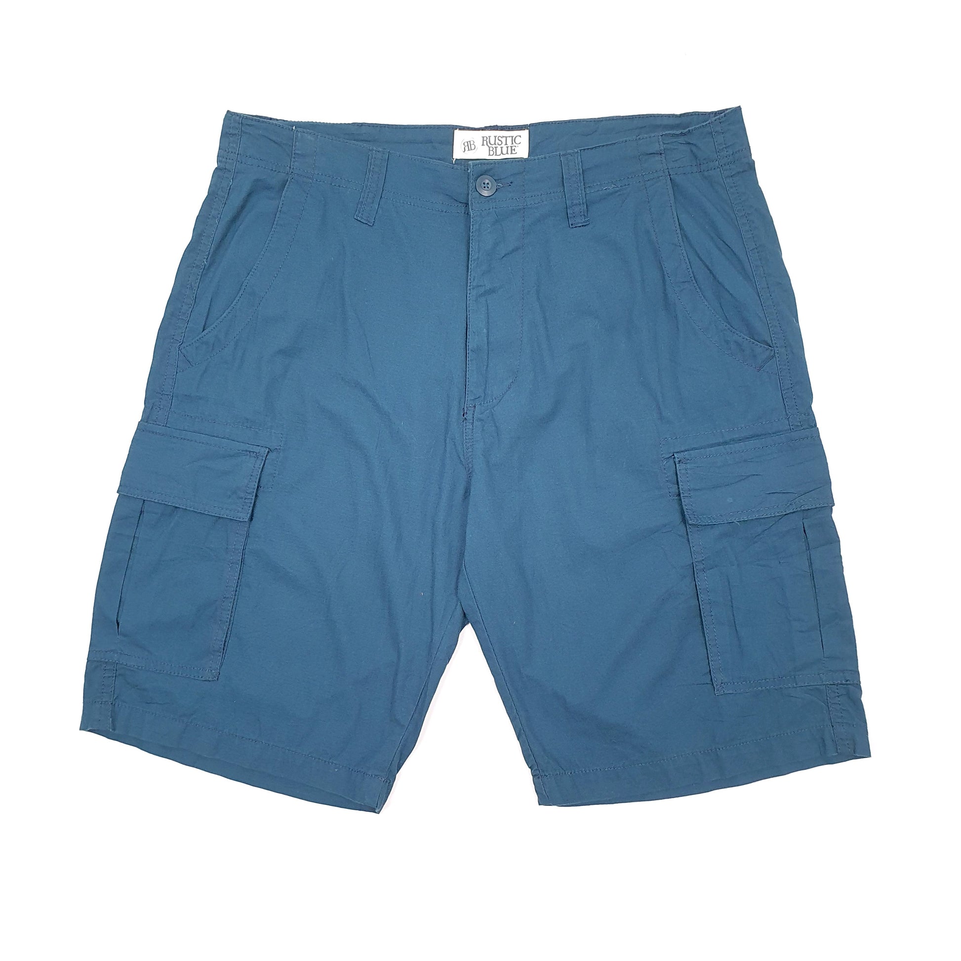 Blue Rustic Blue Cargo Shorts