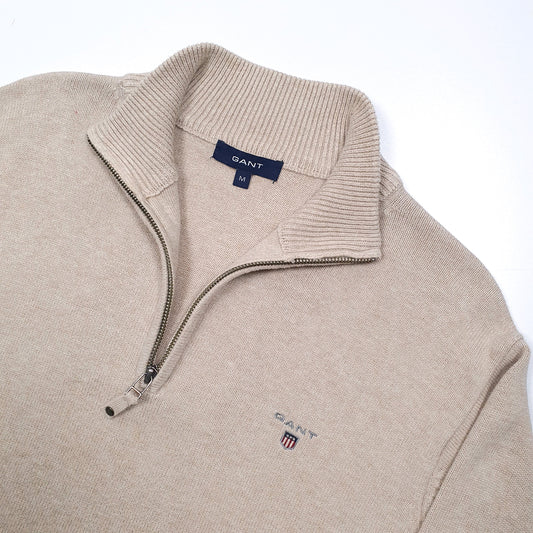 GANT Quarter Zip M Beige