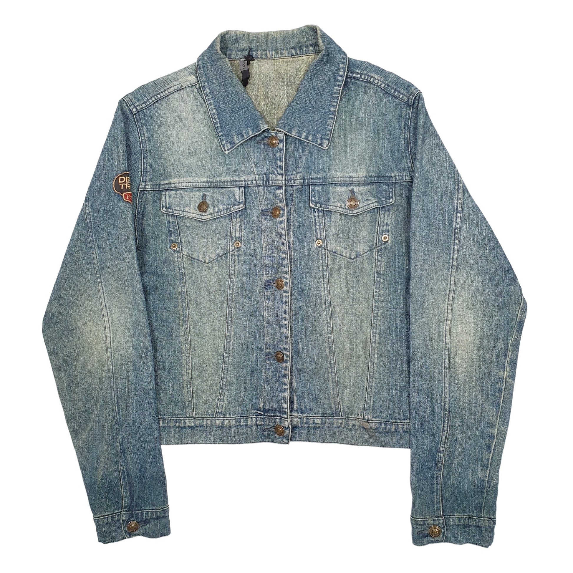 Womens Blue OEXO Trucker Denim Jacket Coat