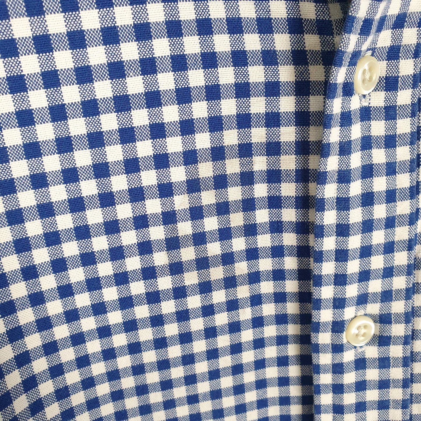 Ralph Lauren Long Sleeve Classic Fit Gingham Shirt Blue