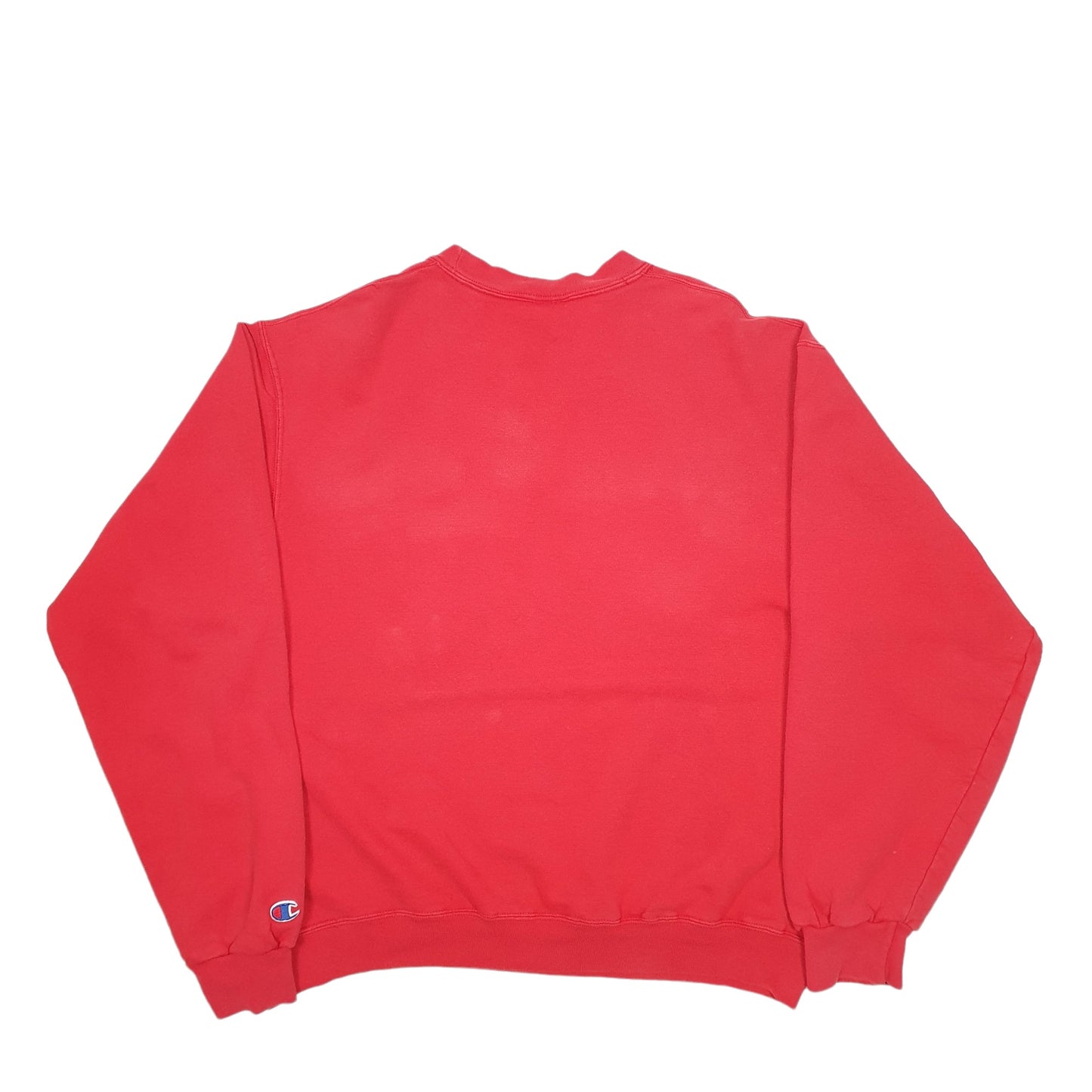 Mens Red Champion  Crewneck Jumper