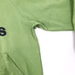 Mens Green Adidas Spellout Hoodie Jumper