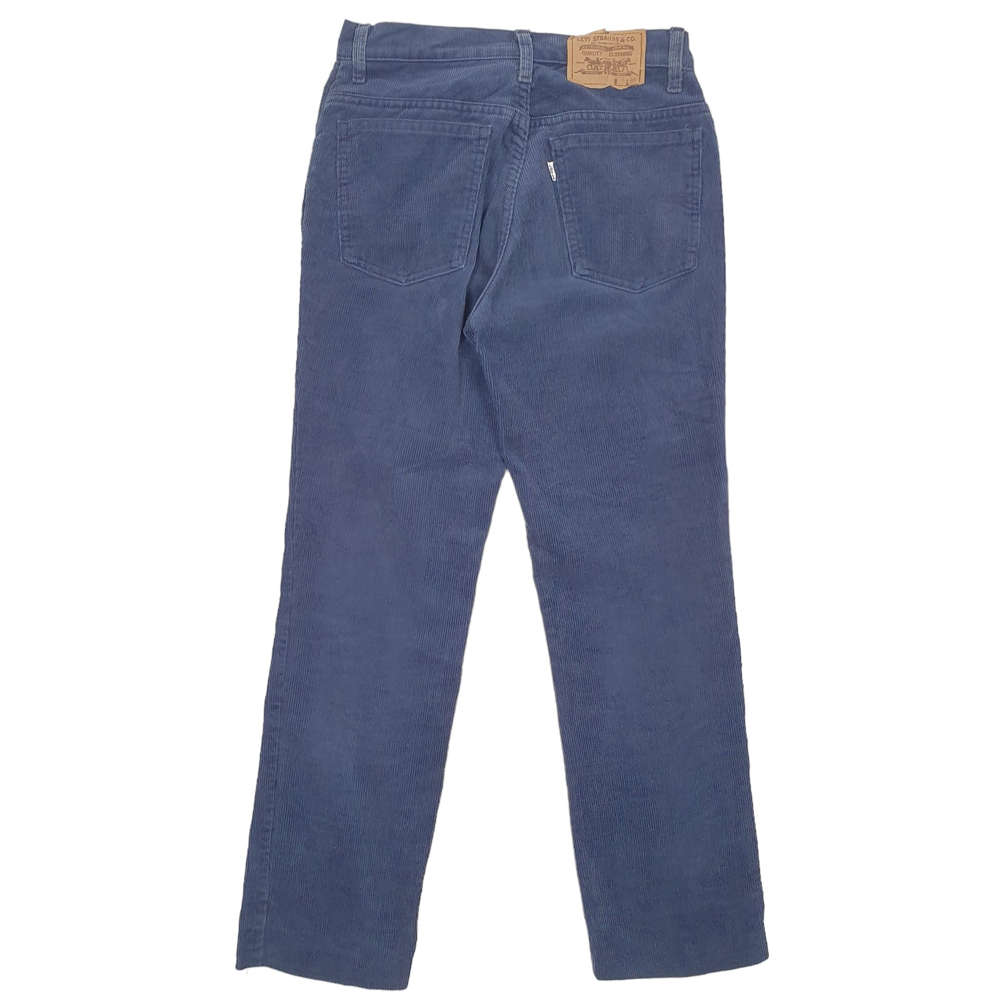 Mens Navy Levis 630 Corduroy Trousers