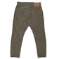Mens Khaki Levis 514 Straight Corduroy Trousers