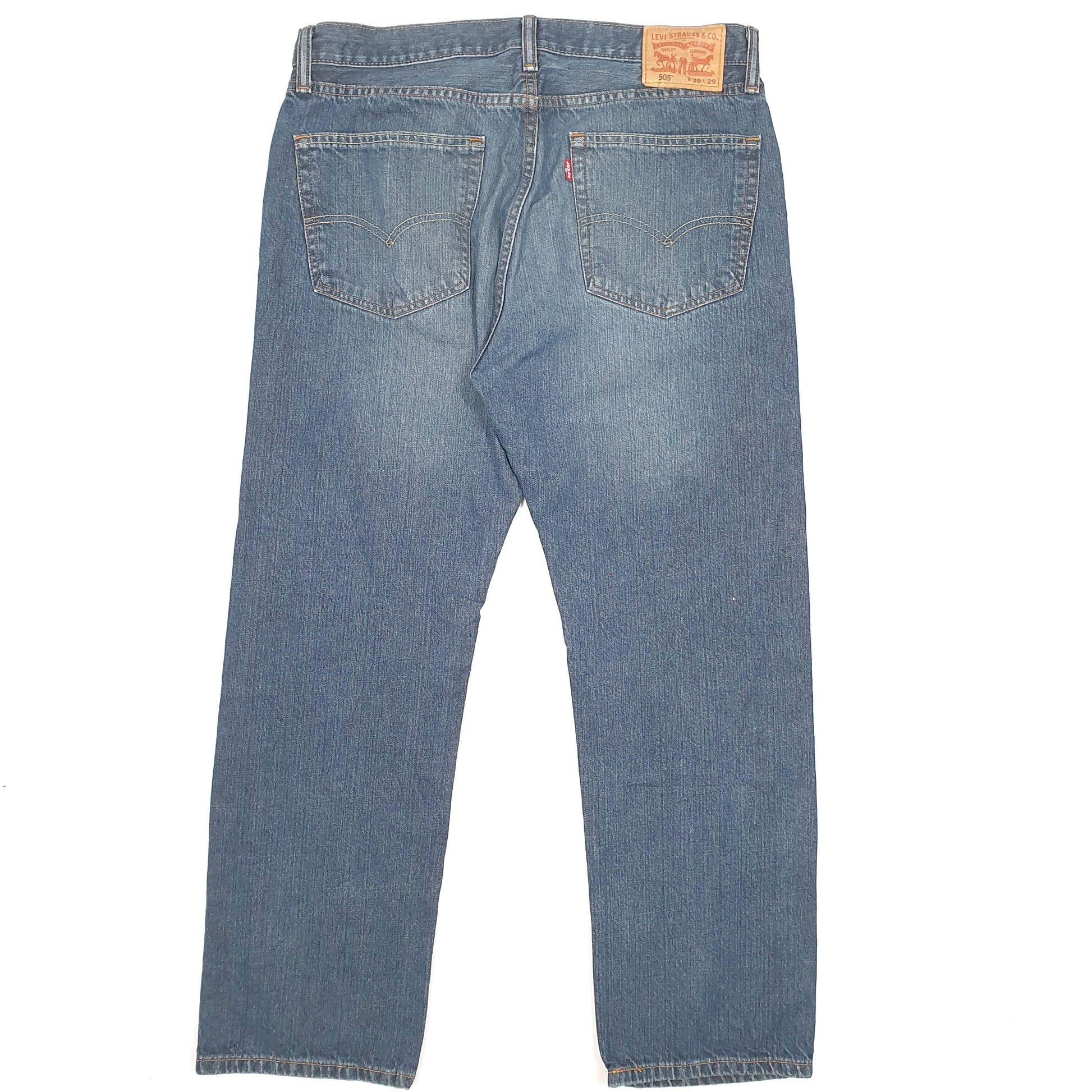 Levis 505 Regular Fit Jeans W36 L29 Blue