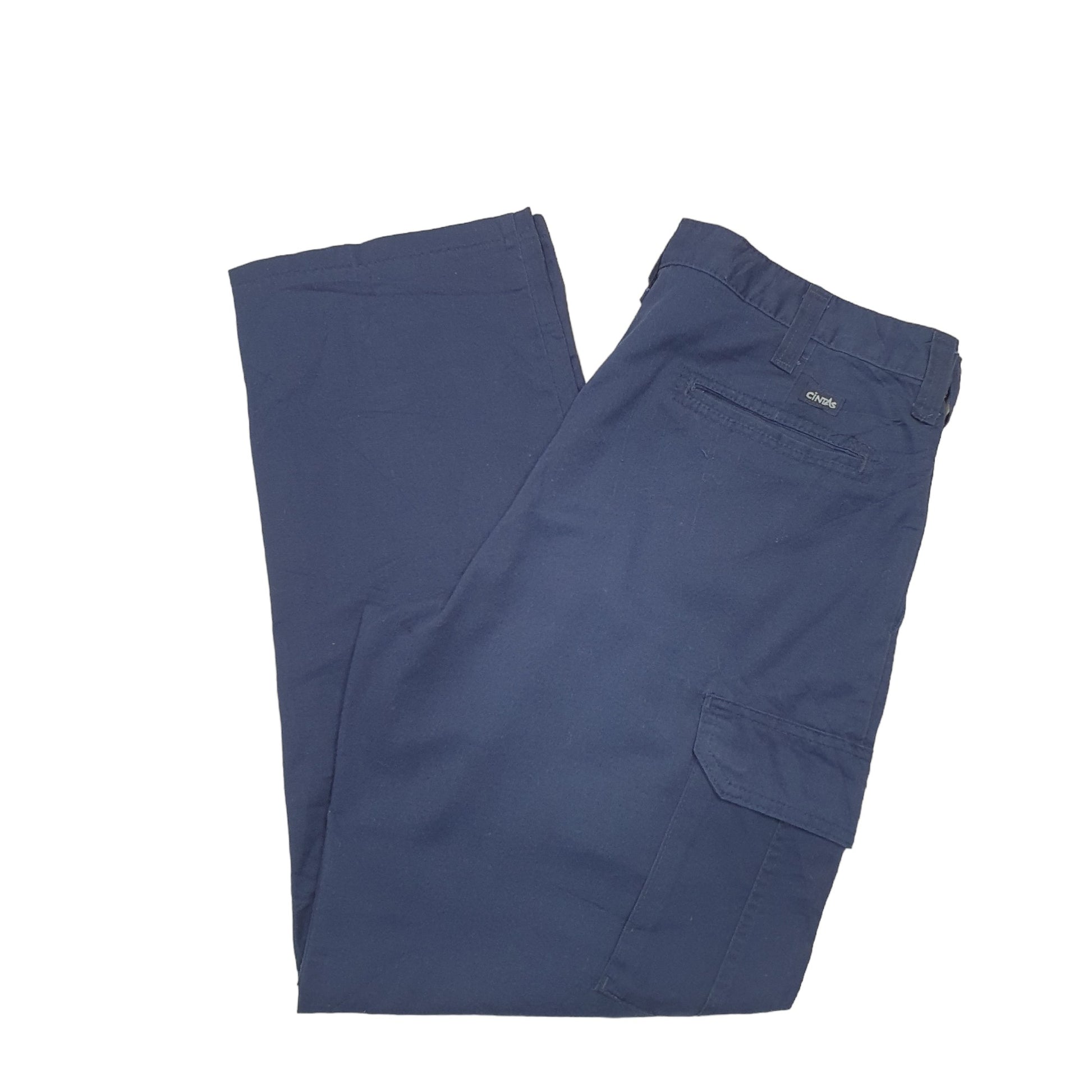 Mens Navy Cintas Combat Pants Cargo Trousers