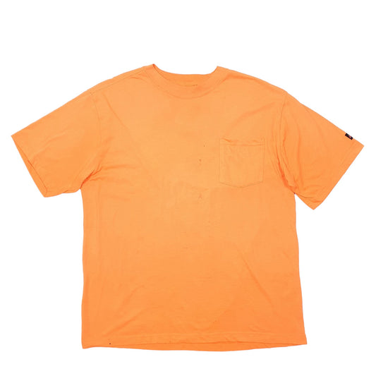 Mens Orange Dickies  Short Sleeve T Shirt