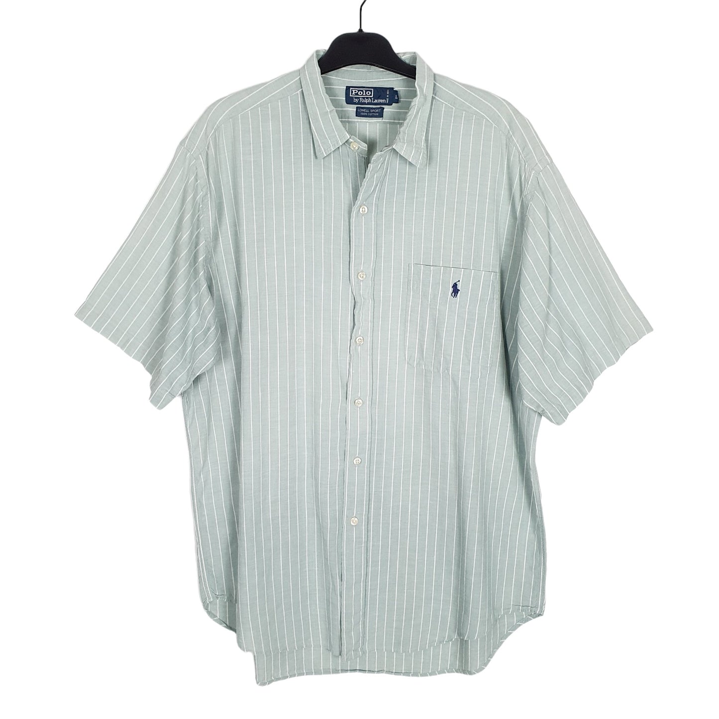 Ralph Lauren Lowell Sport Polo Short Sleeve Regular Fit Striped Shirt Green