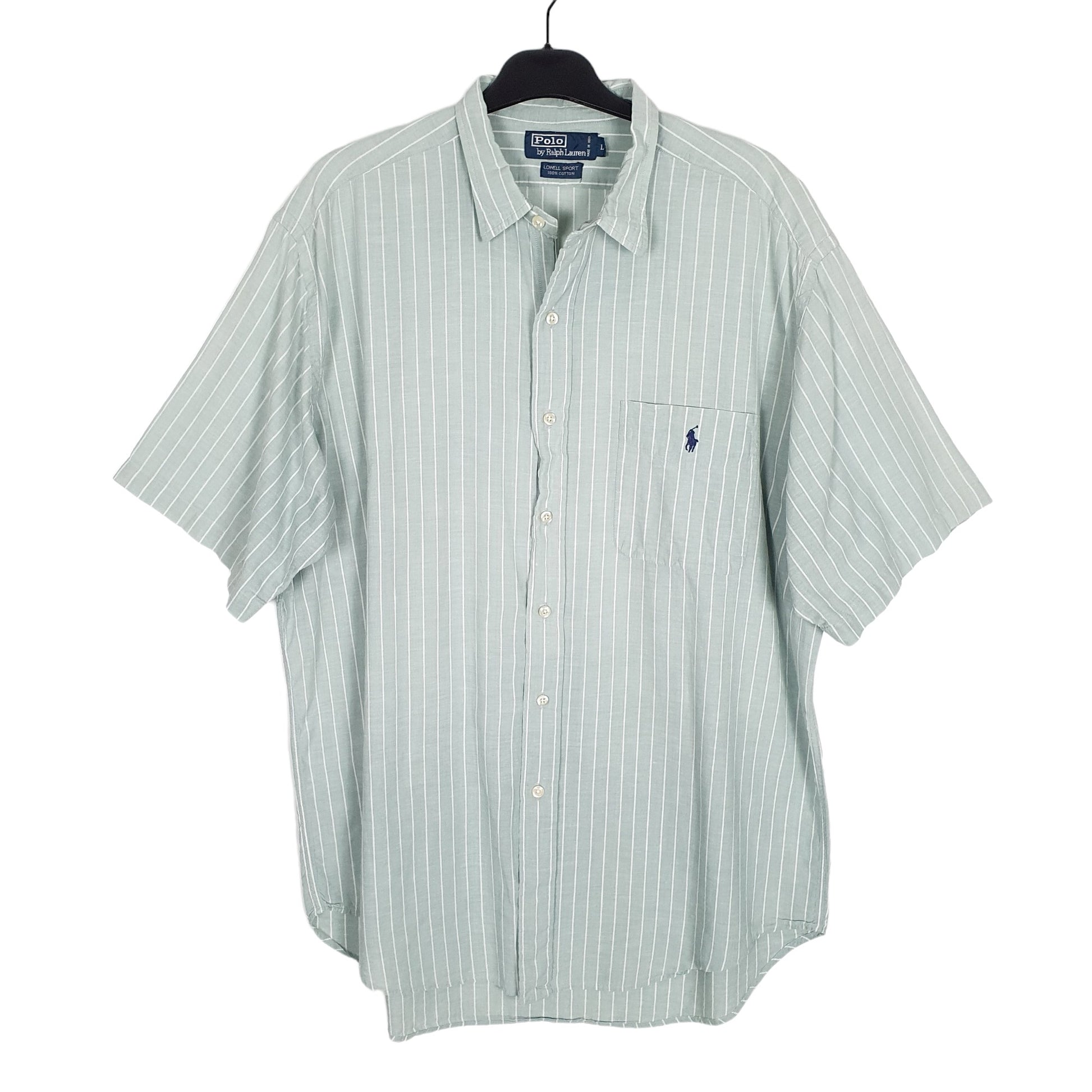 Ralph Lauren Lowell Sport Polo Short Sleeve Regular Fit Striped Shirt Green