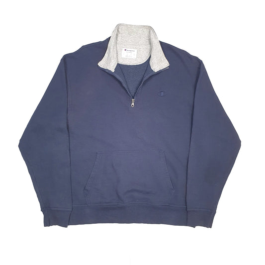 Champion Quarter Zip Navy