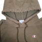 Mens Khaki Champion Reverse Weave Hoodie Jumper