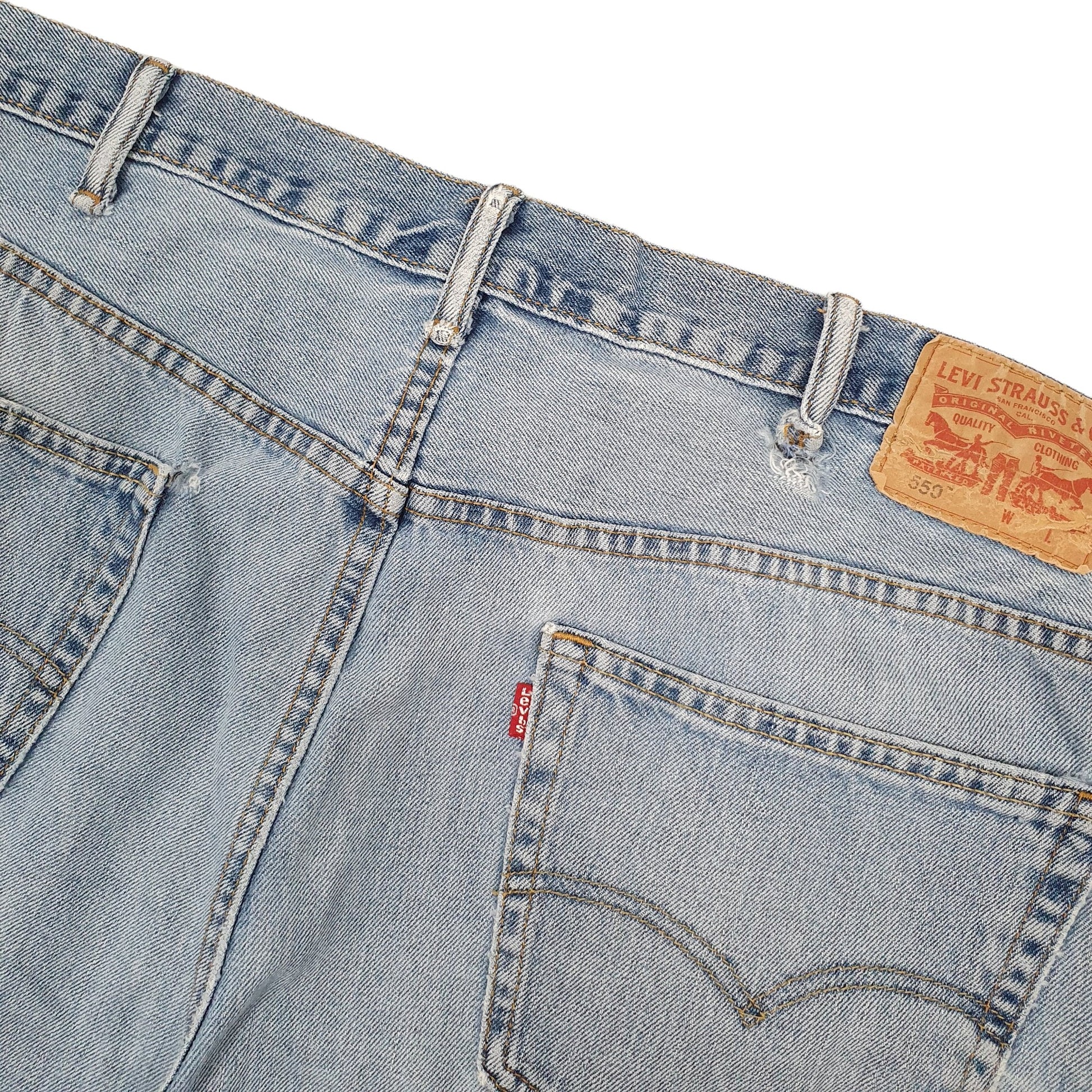 Levis 550 Relaxed Fit 1990's Jeans W44 L30 Blue