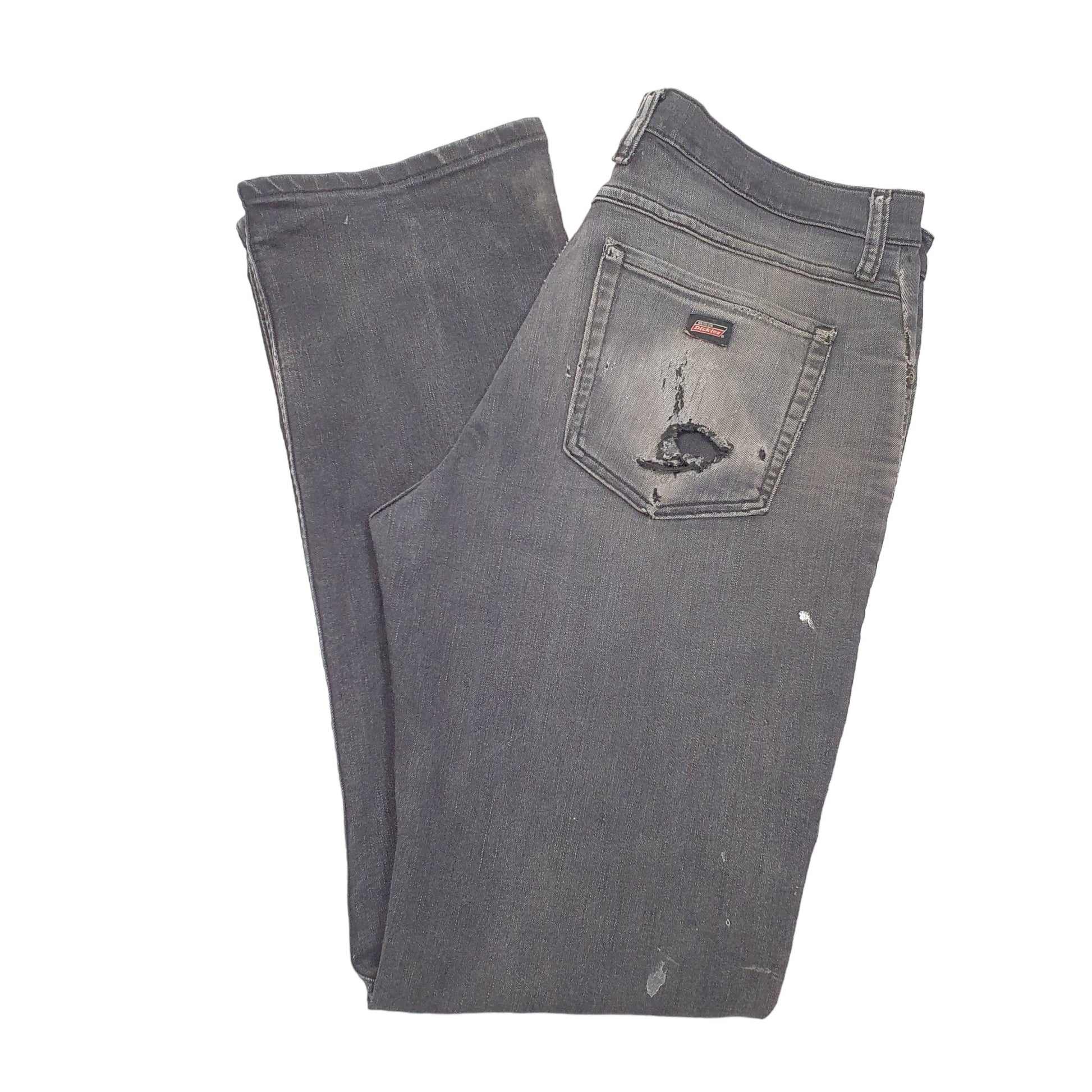 Mens Black Dickies Stretch Casual JeansW36 L34