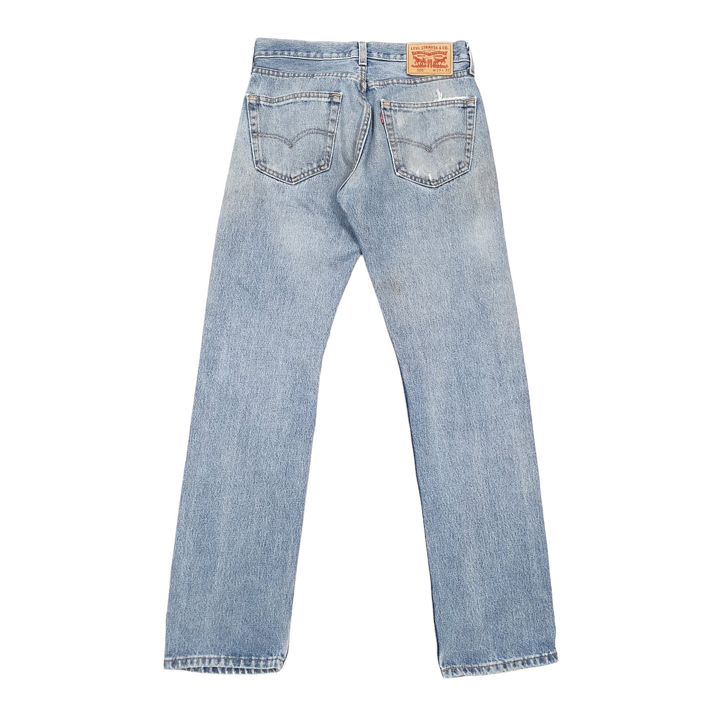 Levis 505 Regular Fit Jeans W29 L32 Blue