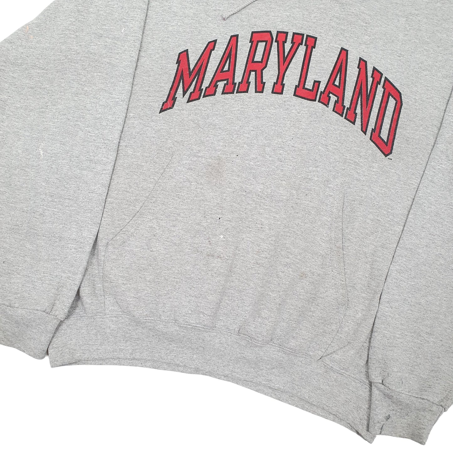 Mens Grey Champion Maryland USA Hoodie Jumper