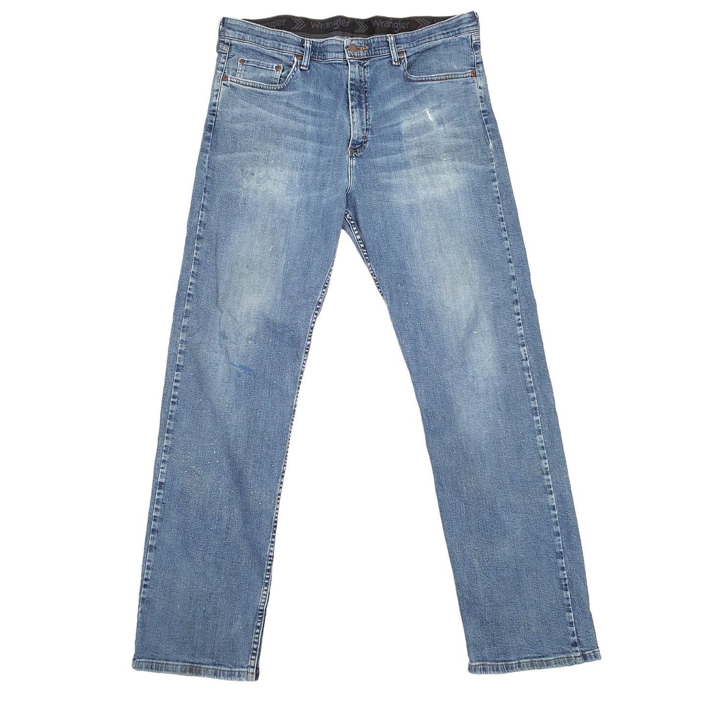 Wrangler Casual Regular Fit Relaxed Stretch Jeans W36 L32 Blue