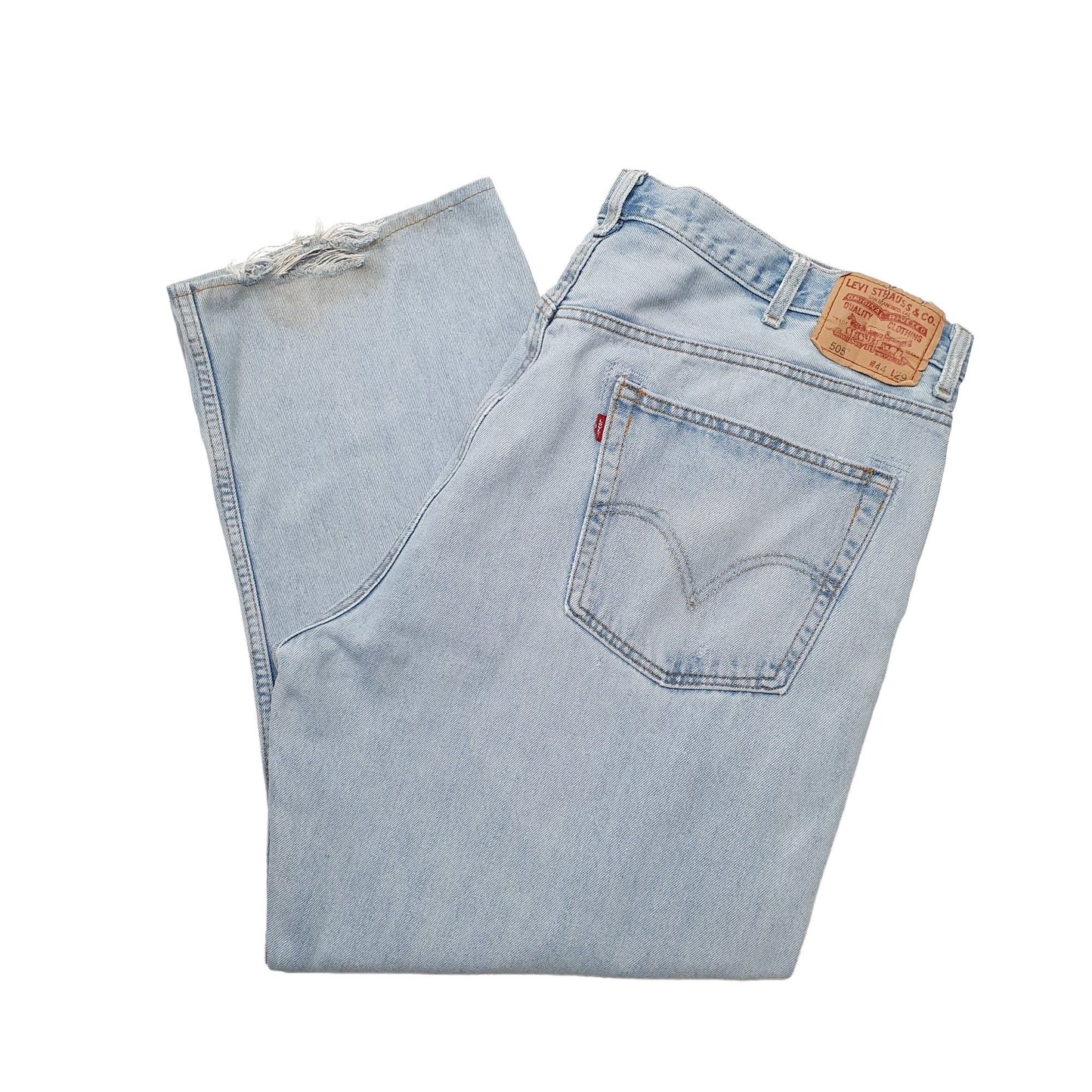 Levis 505 Regular Fit Jeans W44 L29 Blue