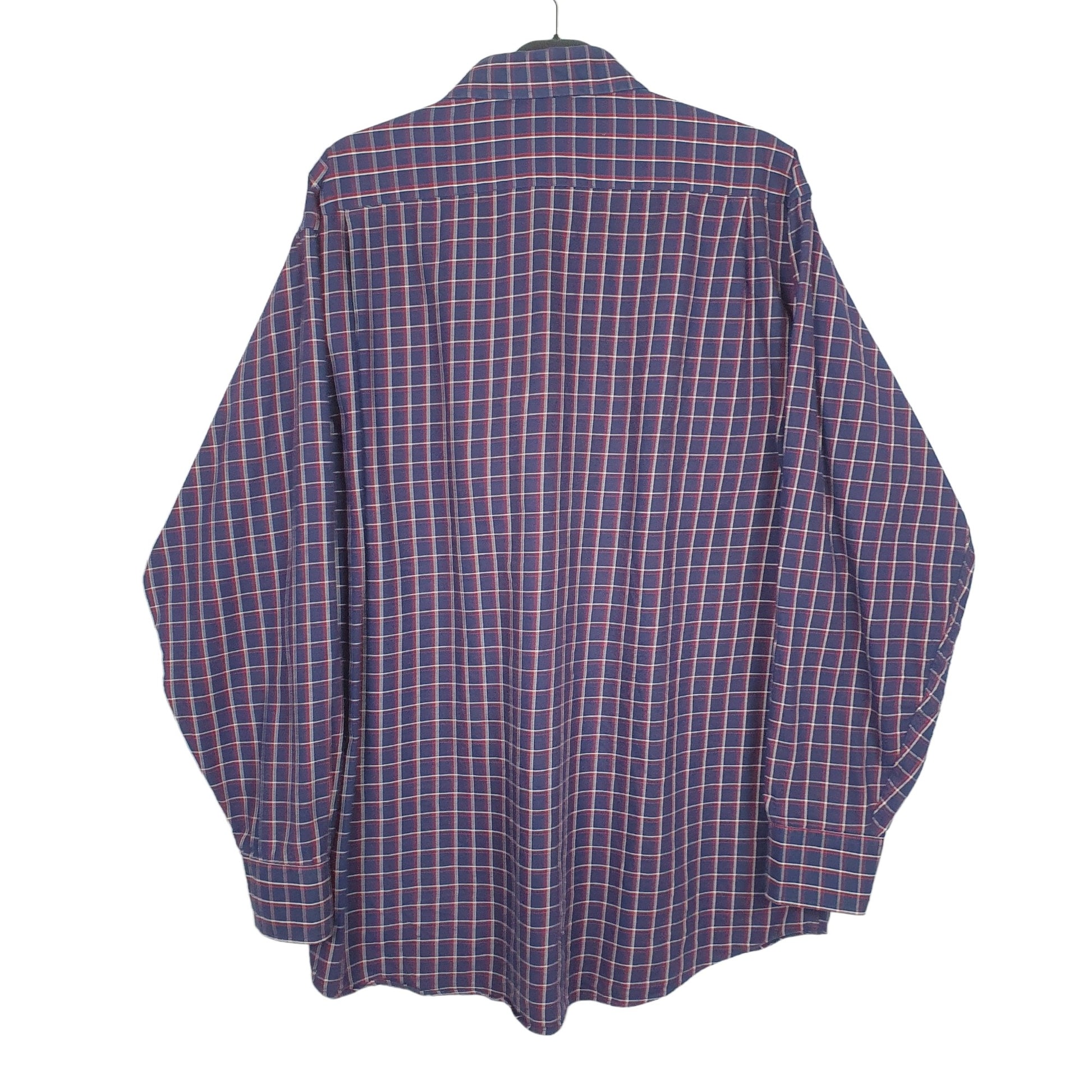 Tommy Hilfiger Long Sleeve Regular Fit Check Shirt Blue