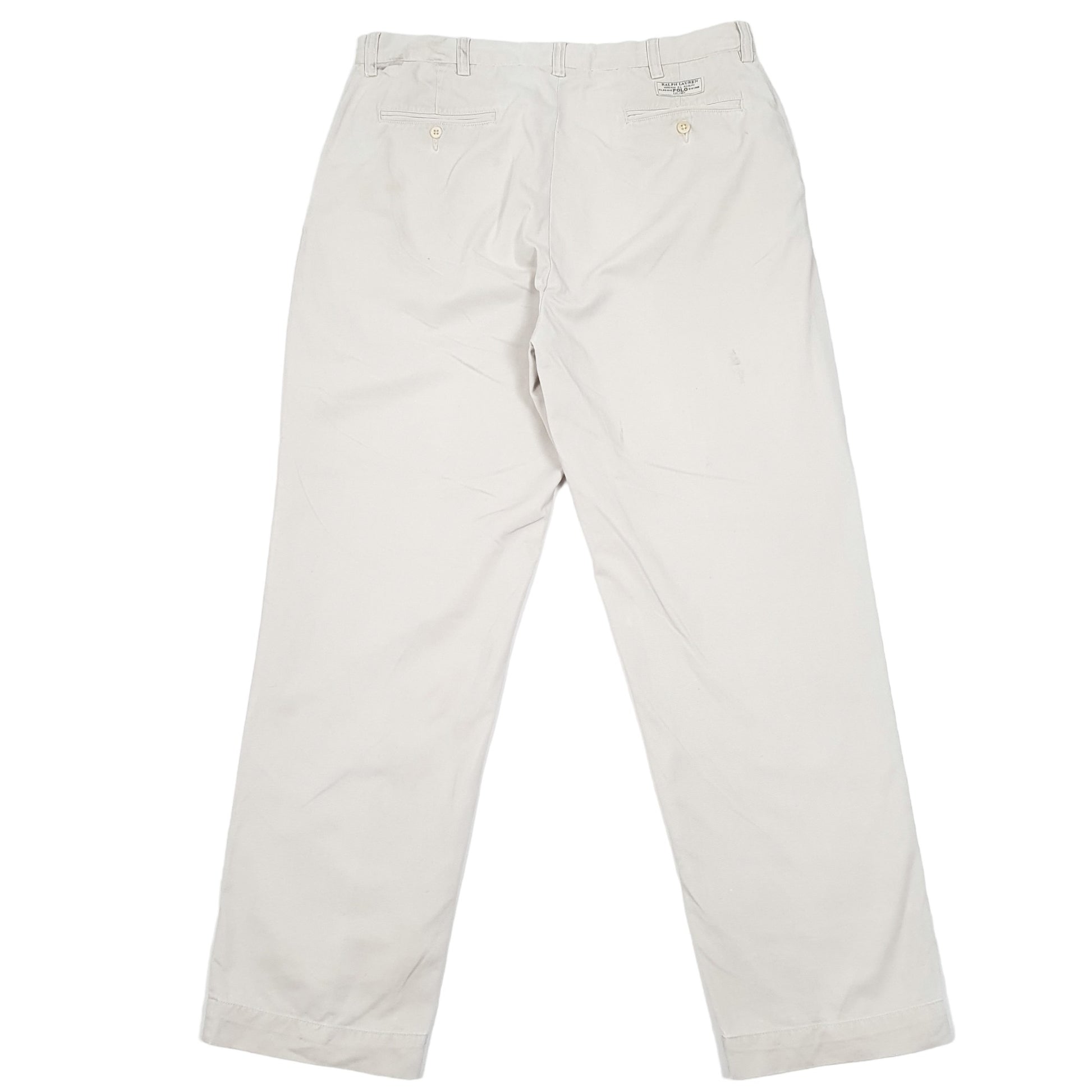 Mens Khaki Polo Ralph Lauren Prospect Pant Polo Chino Trousers