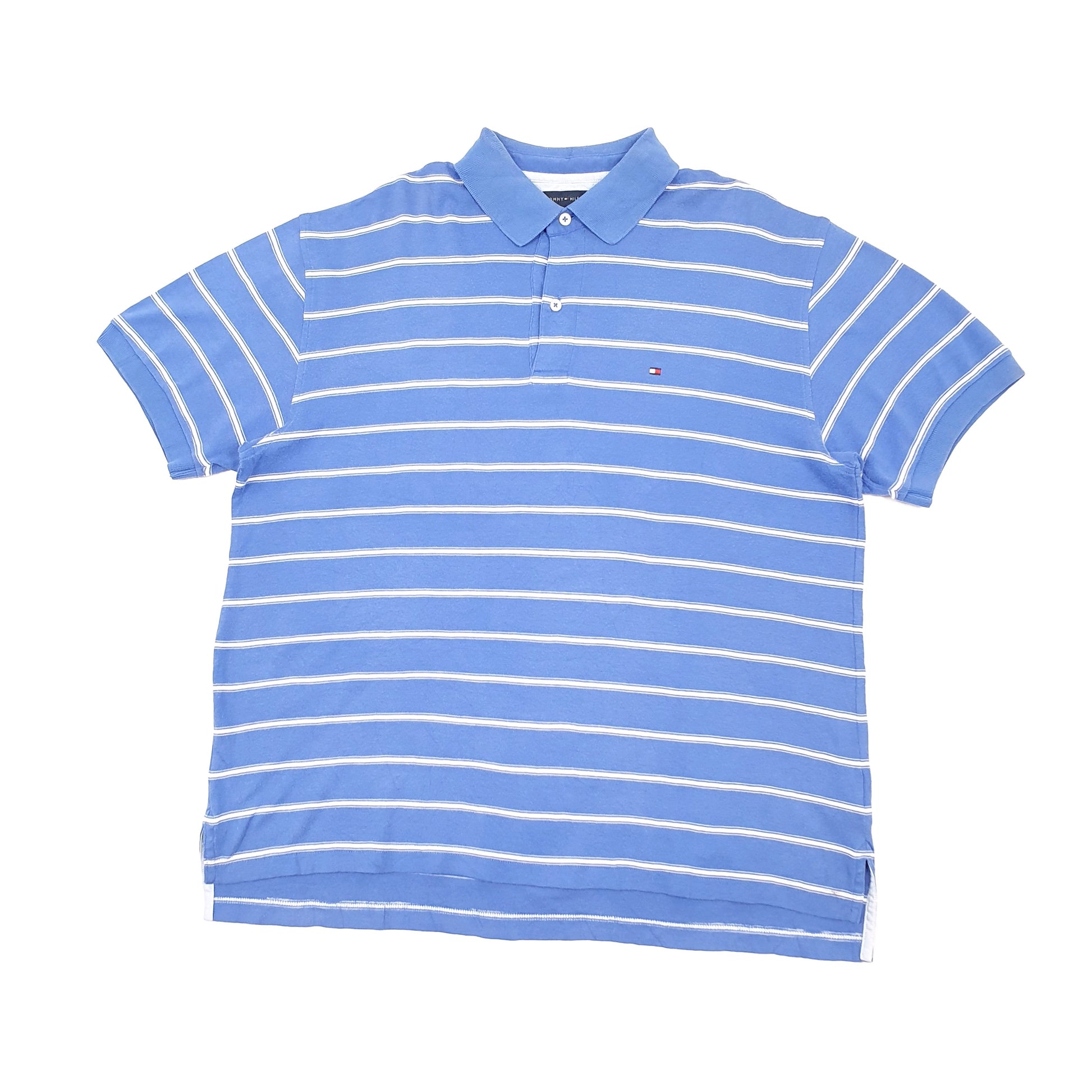 Mens Blue Tommy Hilfiger  Short Sleeve Polo Shirt