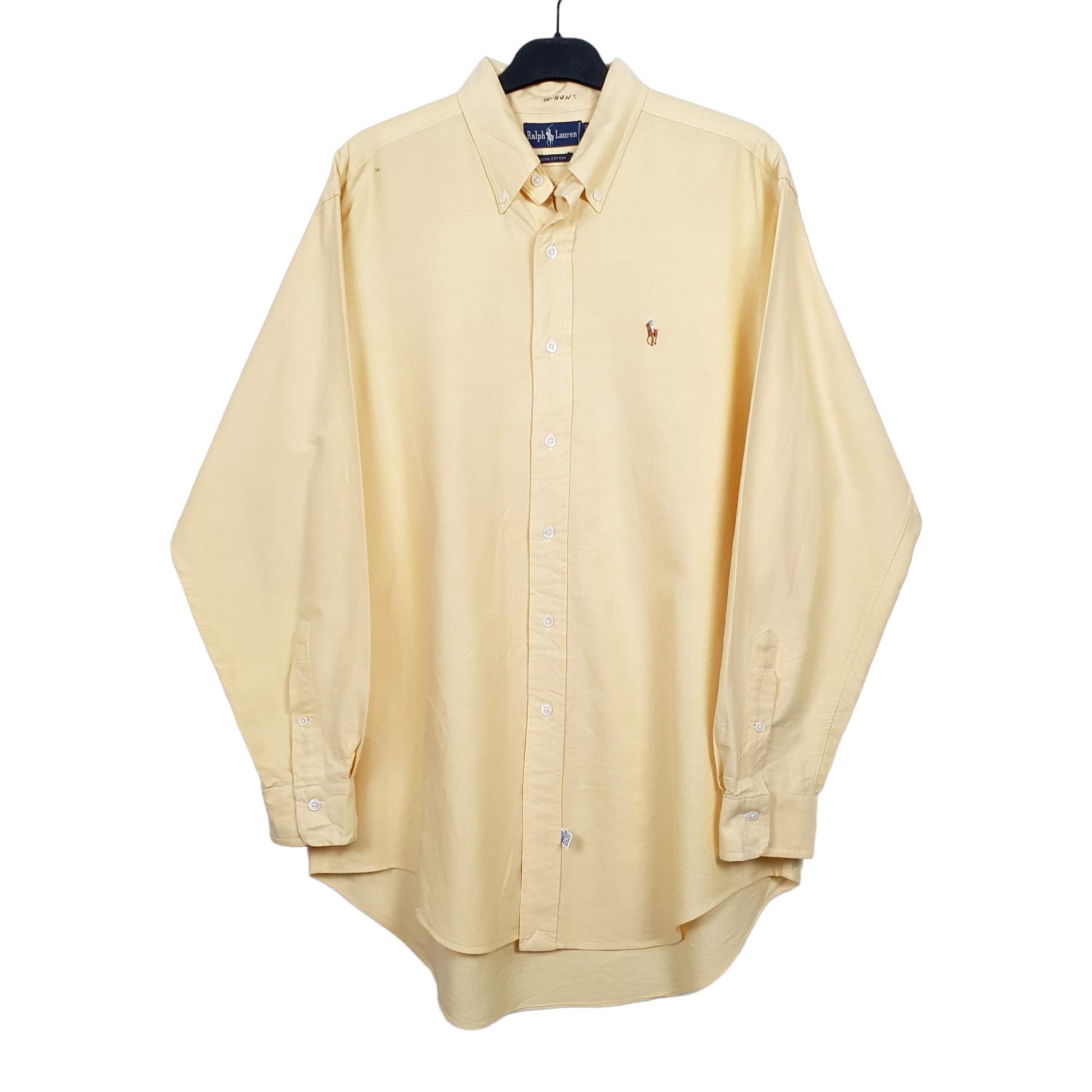 Mens Yellow Ralph Lauren  Long Sleeve Shirt
