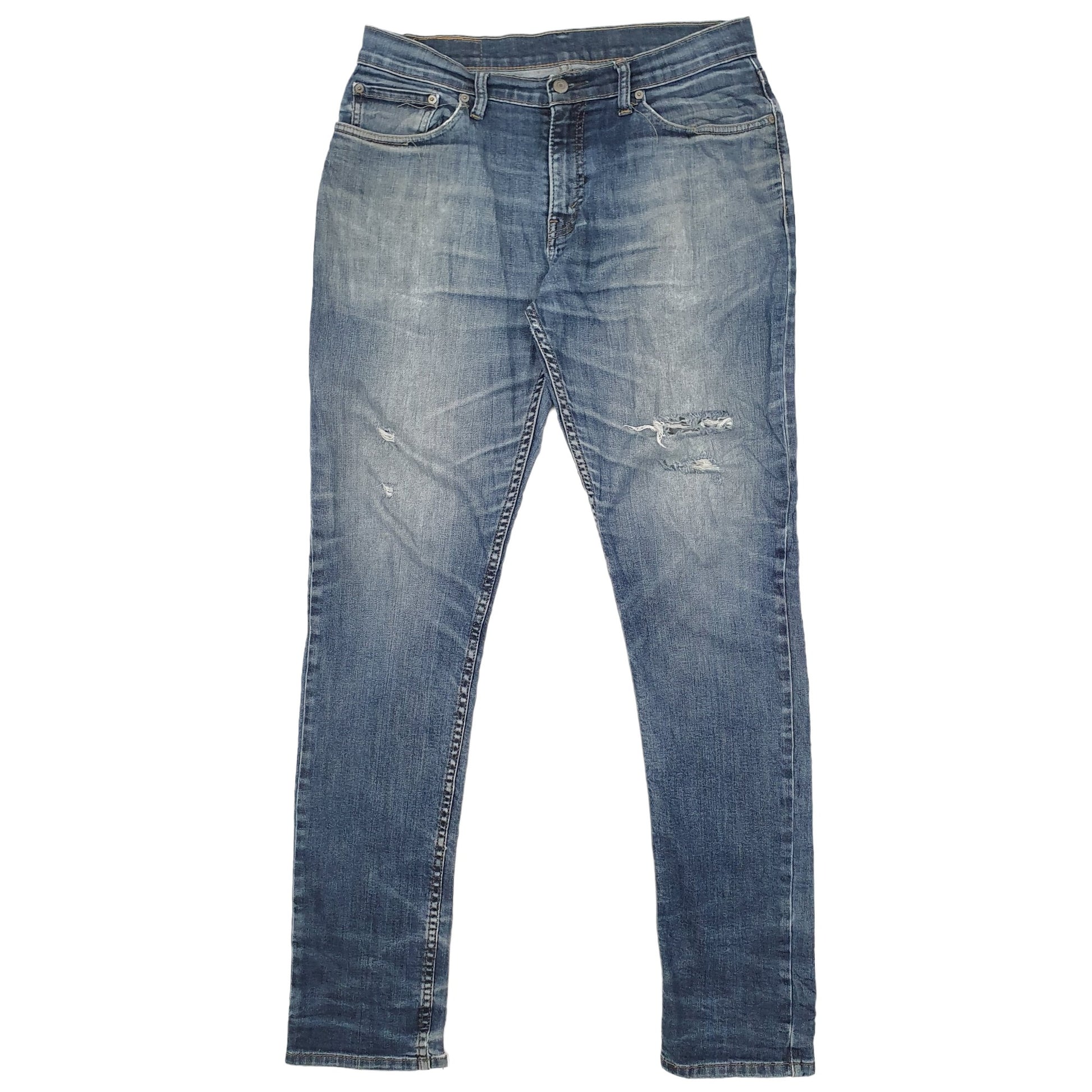 Mens Levis 511 Slim Fit Blue Jeans W33 L34 – Bundl Clothing