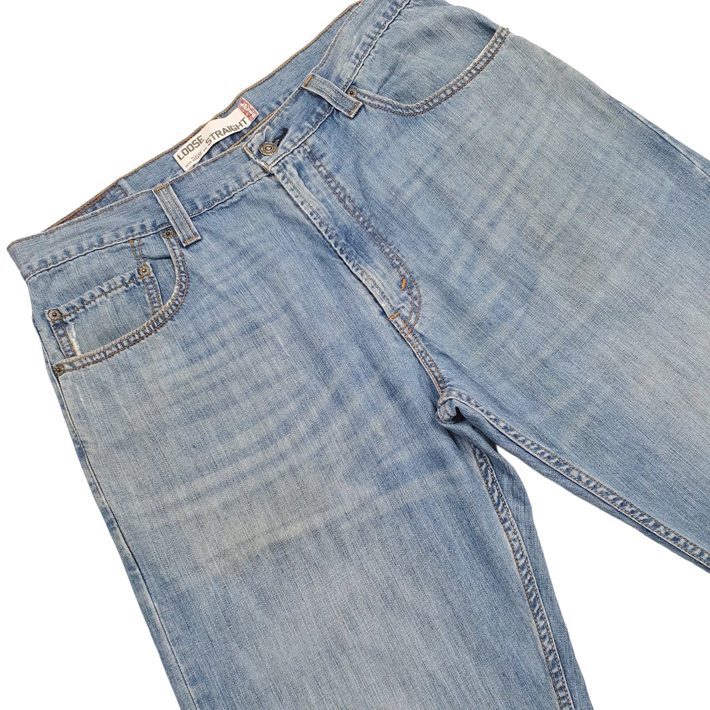 Mens Blue Levis  569 JeansW34 L30