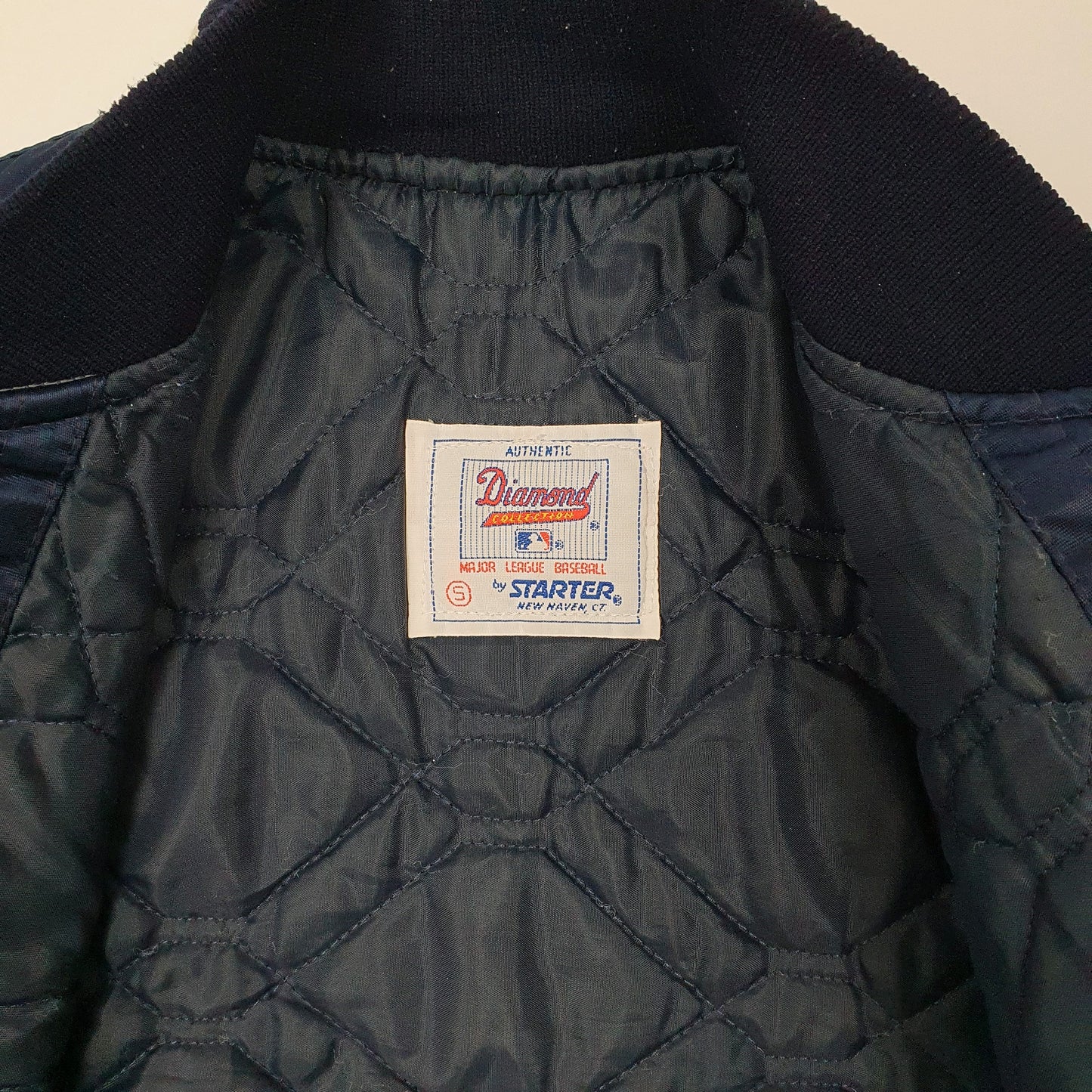 Mens Navy Starter Vintage Diamond Collection 1990s Made in USA MLB New York Yankees  Coat