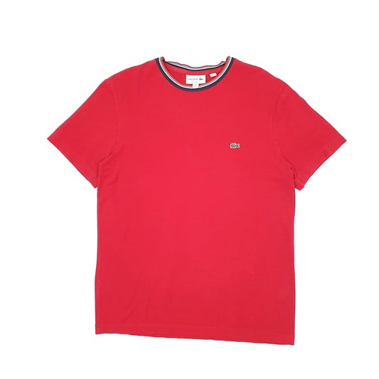 Lacoste Short Sleeve Polo Shirt Red