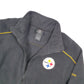 Reebok NFL pittsburgh Steelers Full Zip Fleece M Black