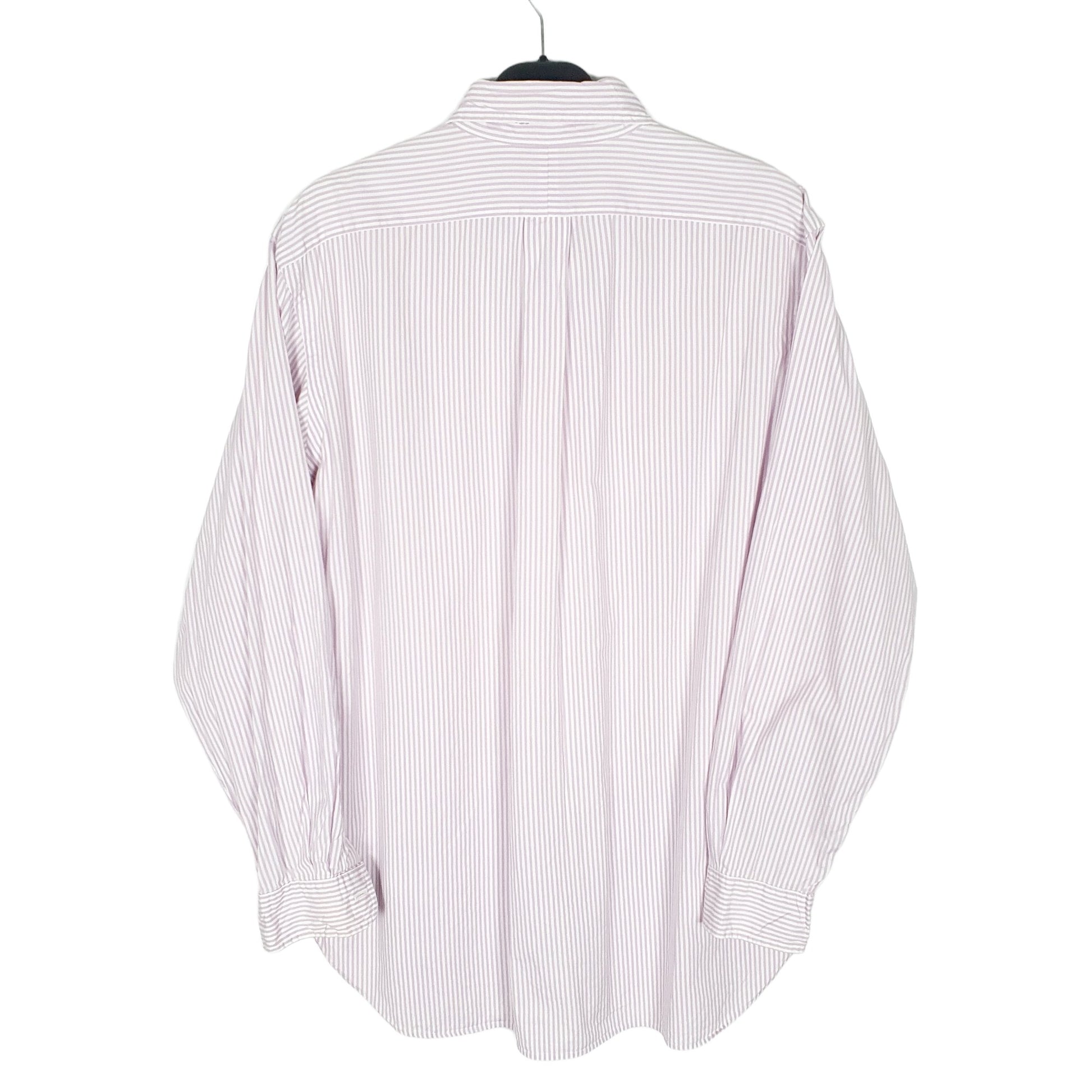 Ralph Lauren Long Sleeve Classic Fit Striped Shirt Pink
