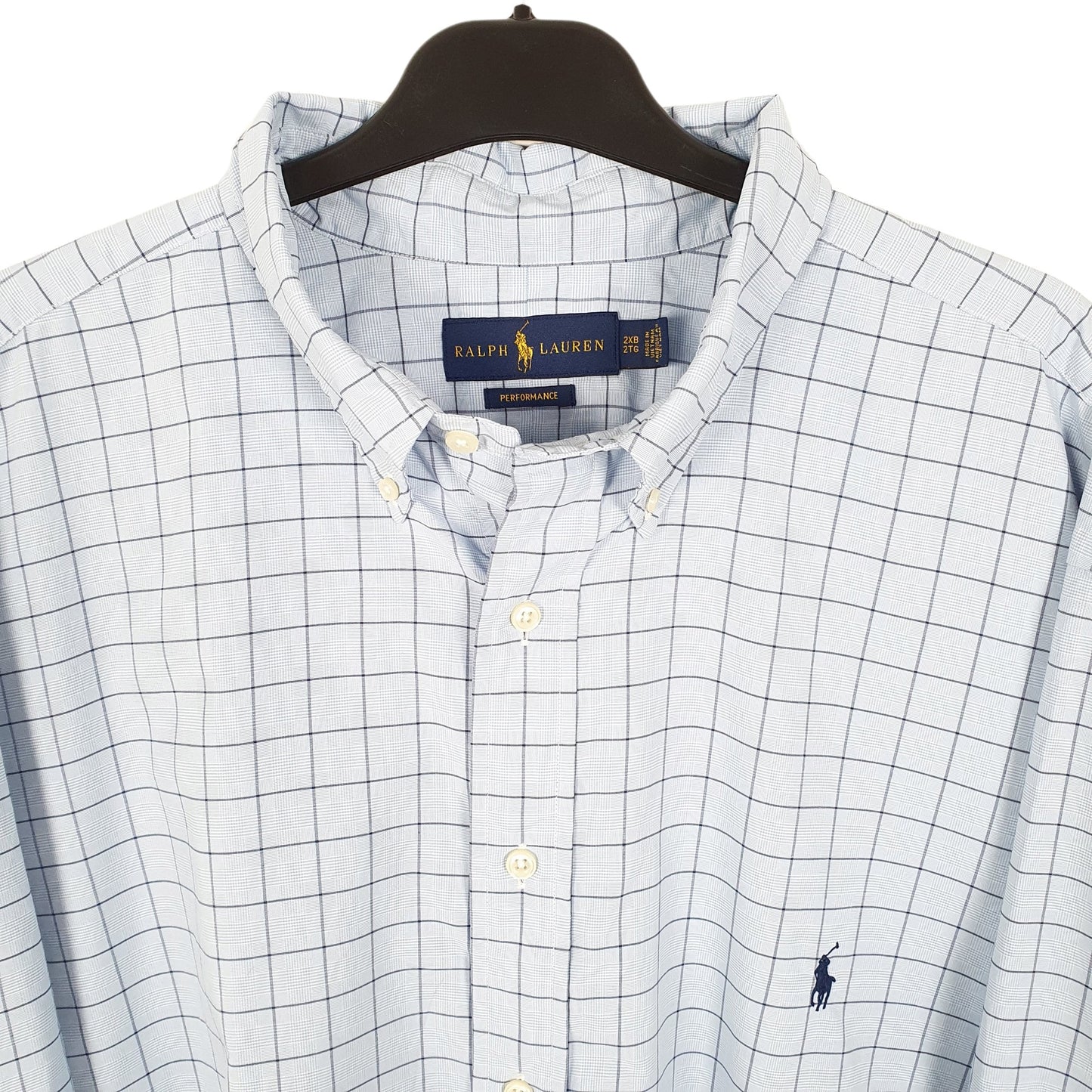 Ralph Lauren Long Sleeve Regular Fit Check Shirt Blue