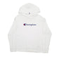 Mens White Champion  Hoodie Jumper